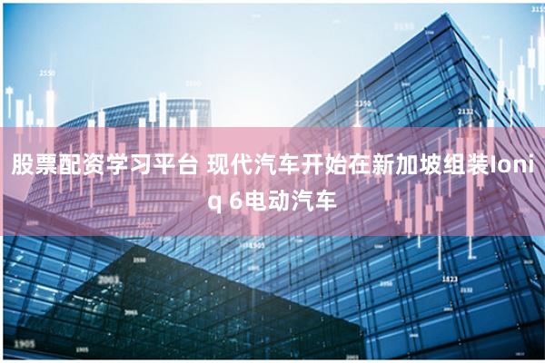 股票配资学习平台 现代汽车开始在新加坡组装Ioniq 6电动汽车